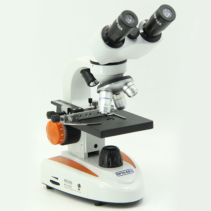 400x Electron Optical Led Binocular Biological Microscope