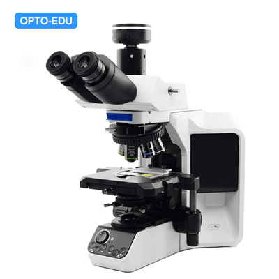 OPTO-EDU Infinity Trinocular Biological Laboratory Microscope with Kohler Illumination Nano Anti-Wear Ceramic Coating and Coaxial Coarse Fine Focusing